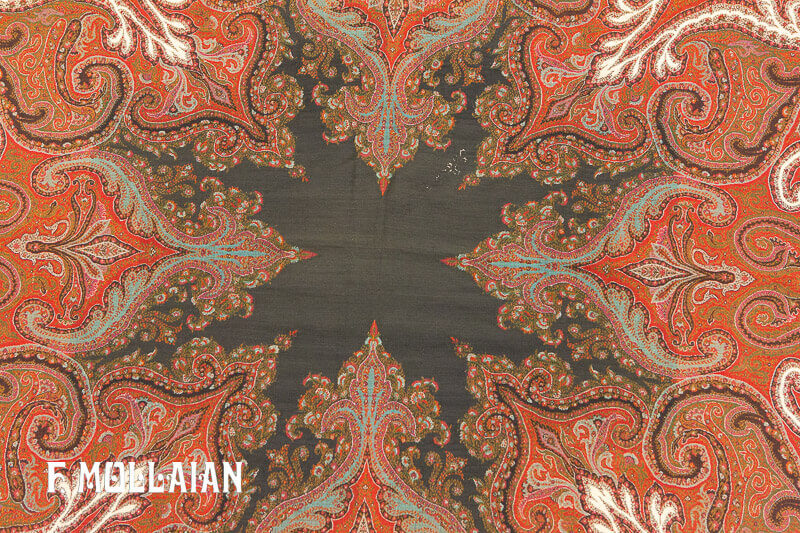 Antique persian Kerman Textile n°:29619340